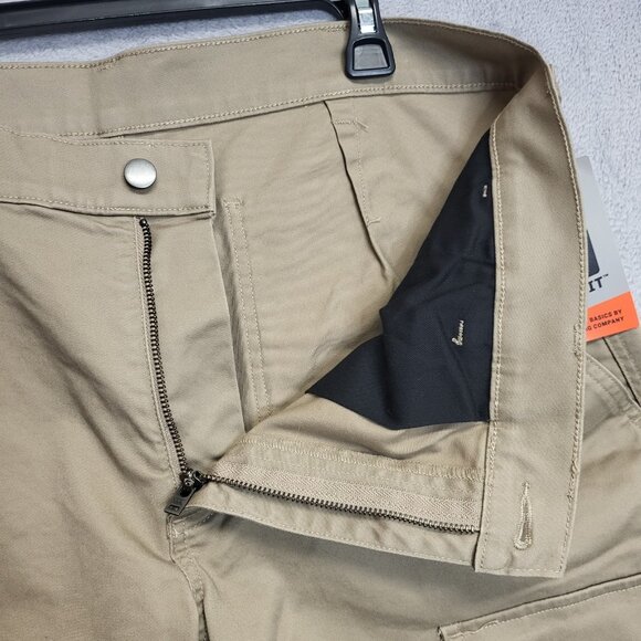 Duluth Trading 40 Grit Pants Mens 38x30 Slim Fit Straight Leg Flex Twill Cargo - Picture 8 of 11